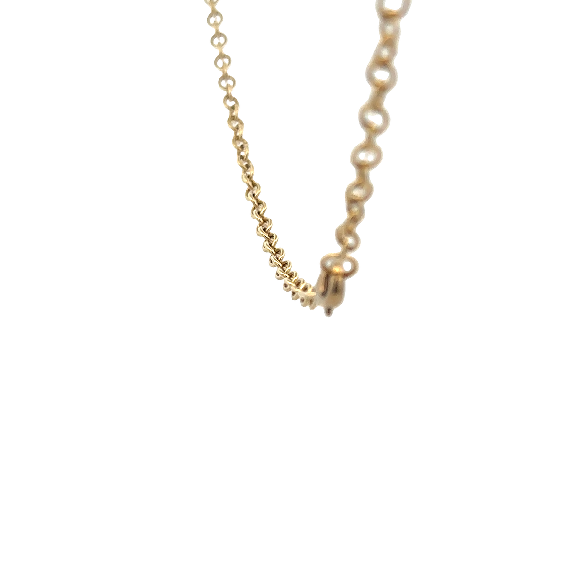9ct yellow gold belcher chain 9g (bb1984l)