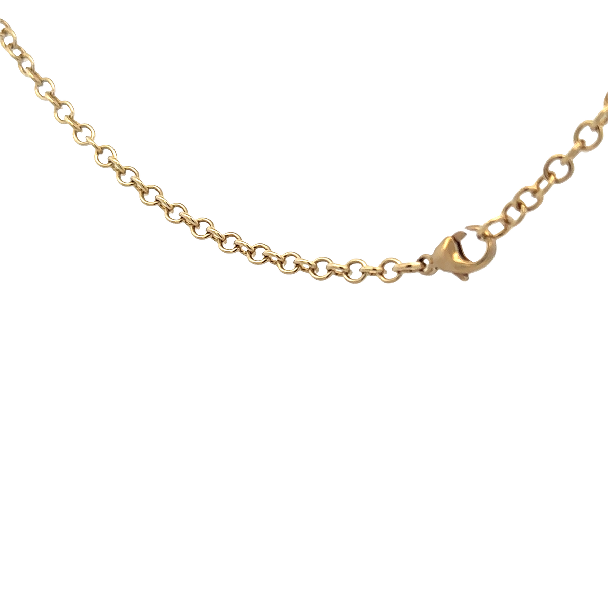 9ct yellow gold belcher chain 9g (bb1984l)