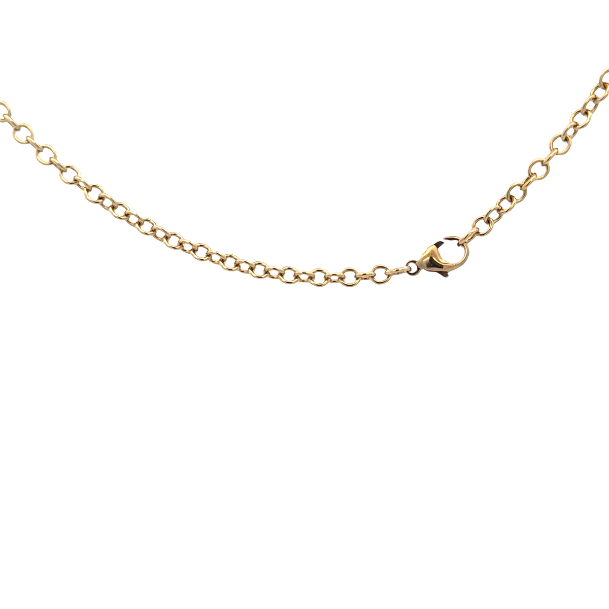 9ct yellow gold belcher chain 9g (bb1984l)