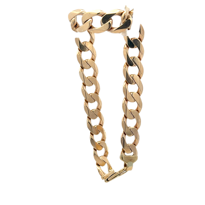 9ct yellow gold bracelet 33.2g (sh27969b)