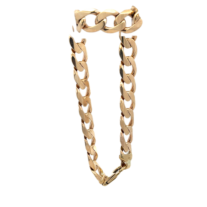 9ct yellow gold bracelet 33.2g (sh27969b)