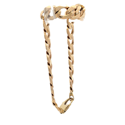 9ct yellow gold bracelet 33.2g (sh27969b)