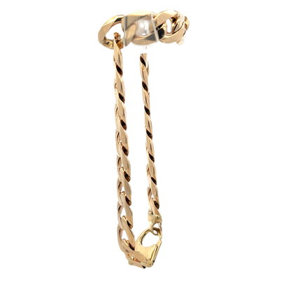 9ct yellow gold bracelet 33.2g (sh27969b)