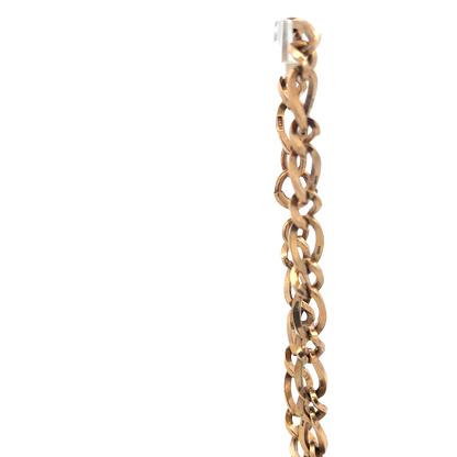 9ct yellow gold bracelet 17.5g (sh25886l)