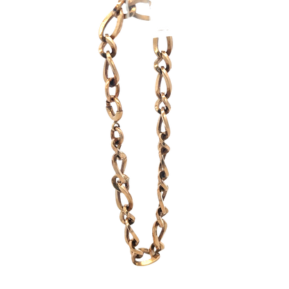 9ct yellow gold bracelet 17.5g (sh25886l)