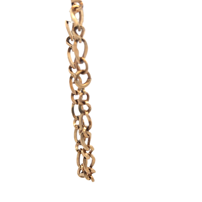 9ct yellow gold bracelet 17.5g (sh25886l)