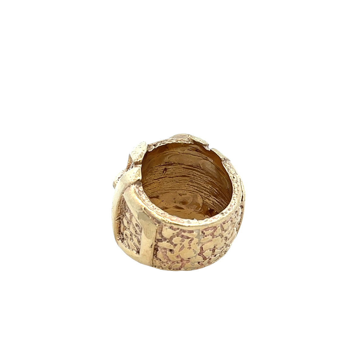 9ct yellow gold buckle ring  sh27931b