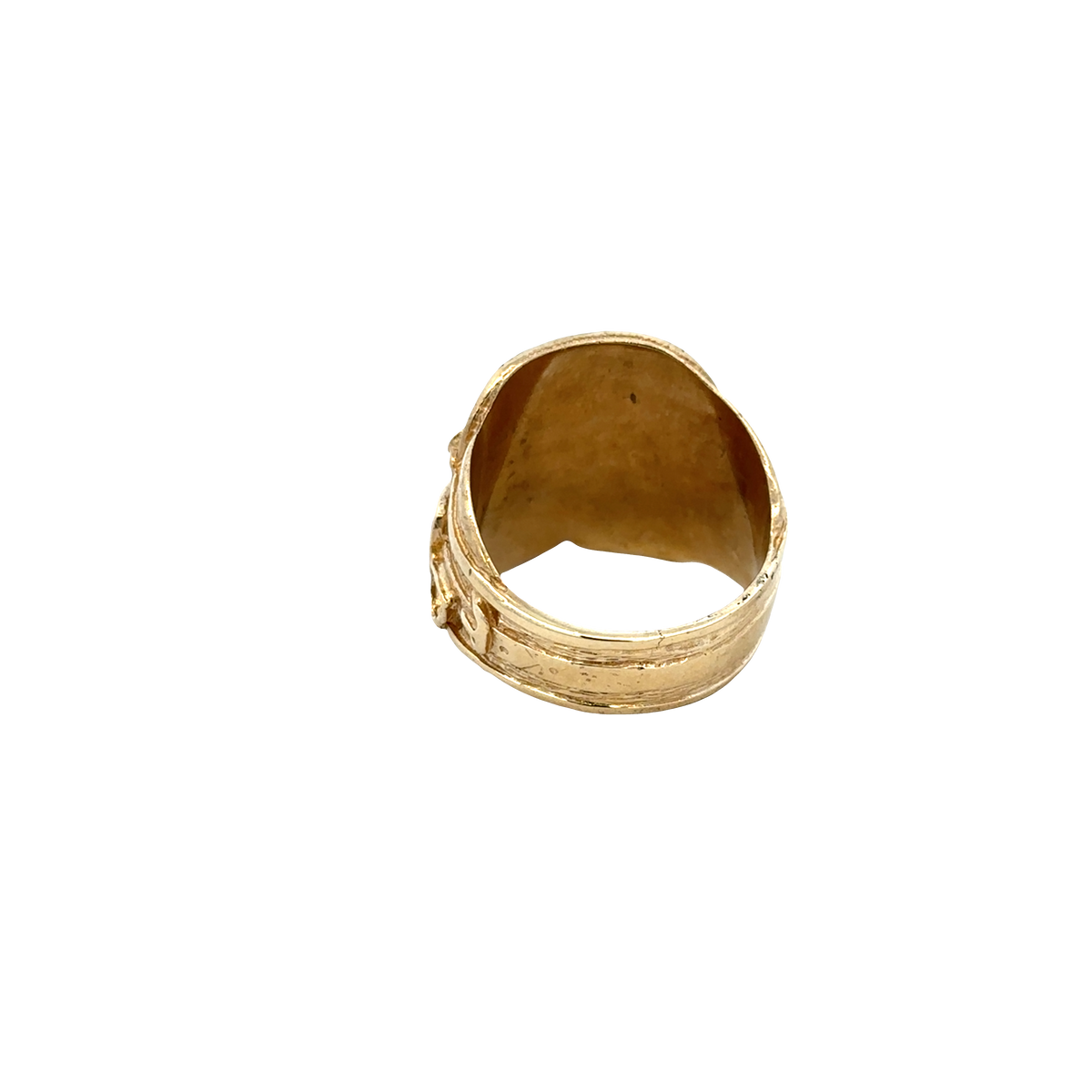 9ct yellow gold saddle ring  sh27933b