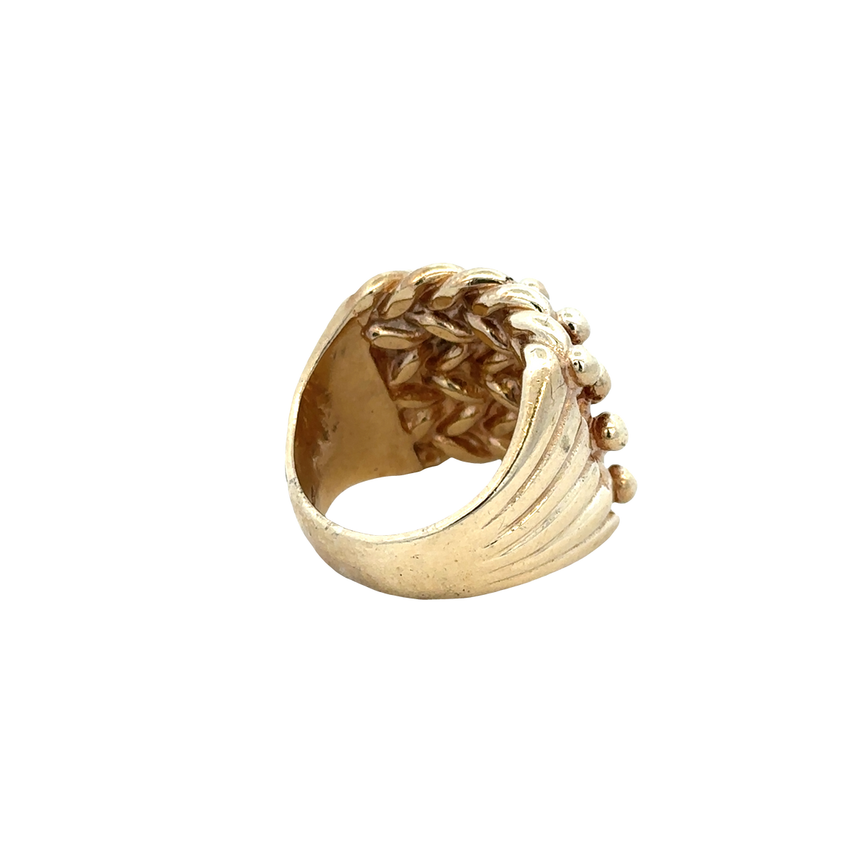 9ct yellow gold keeper ring sh27940b