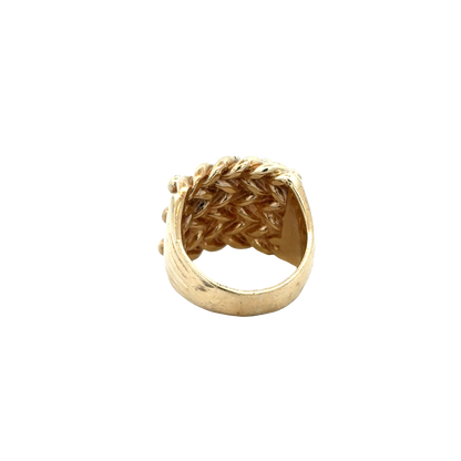9ct yellow gold keeper ring sh27940b