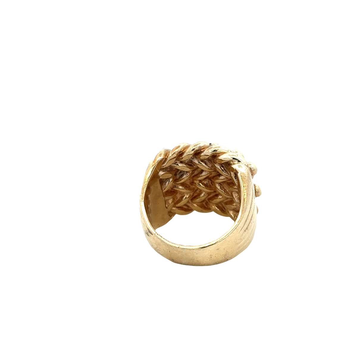 9ct yellow gold keeper ring sh27940b
