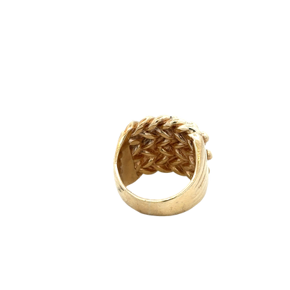 9ct yellow gold keeper ring sh27940b