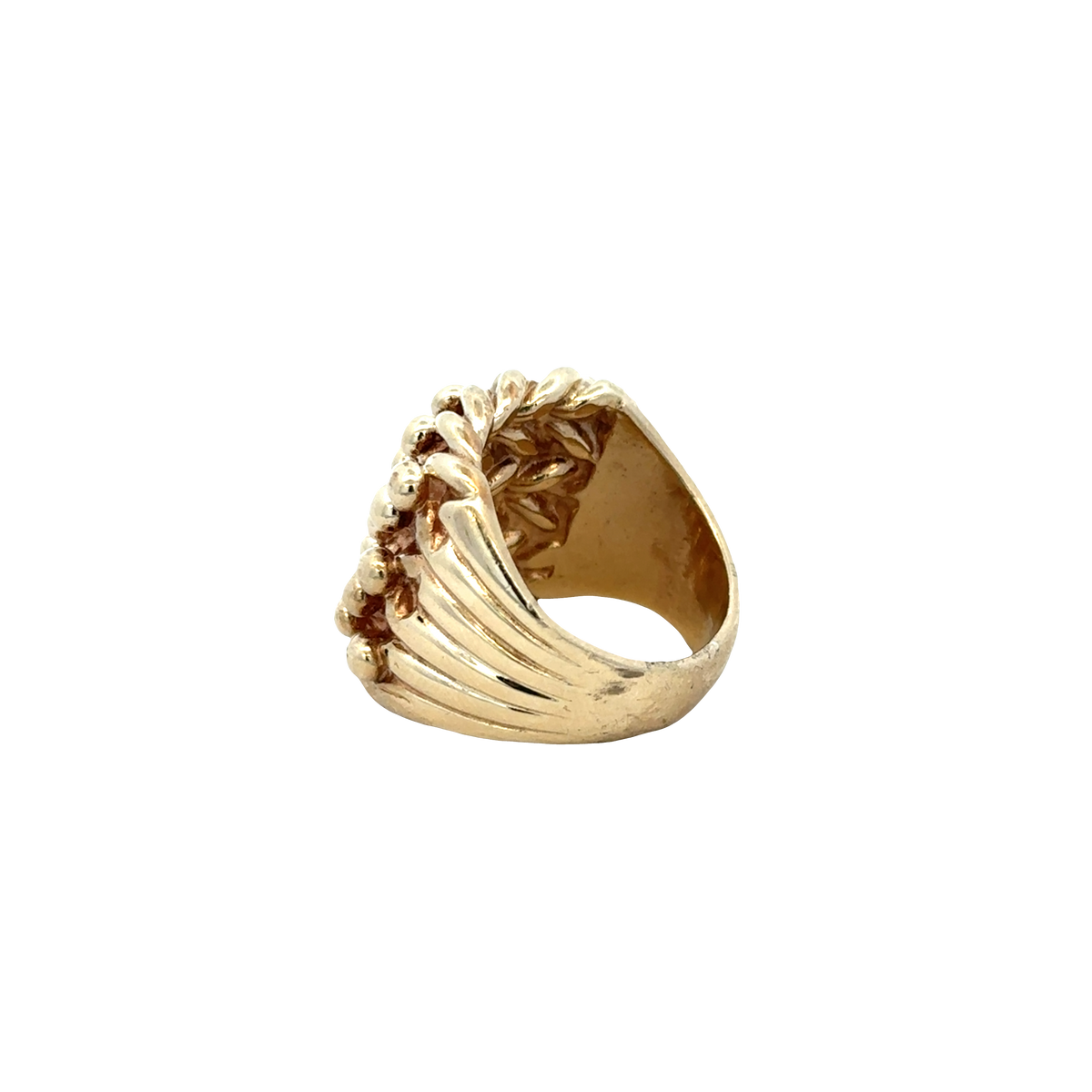 9ct yellow gold keeper ring sh27940b