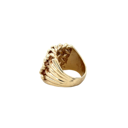 9ct yellow gold keeper ring sh27940b
