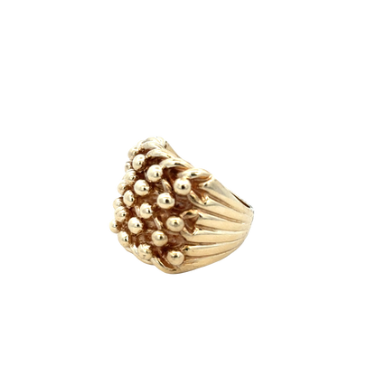 9ct yellow gold keeper ring sh27940b