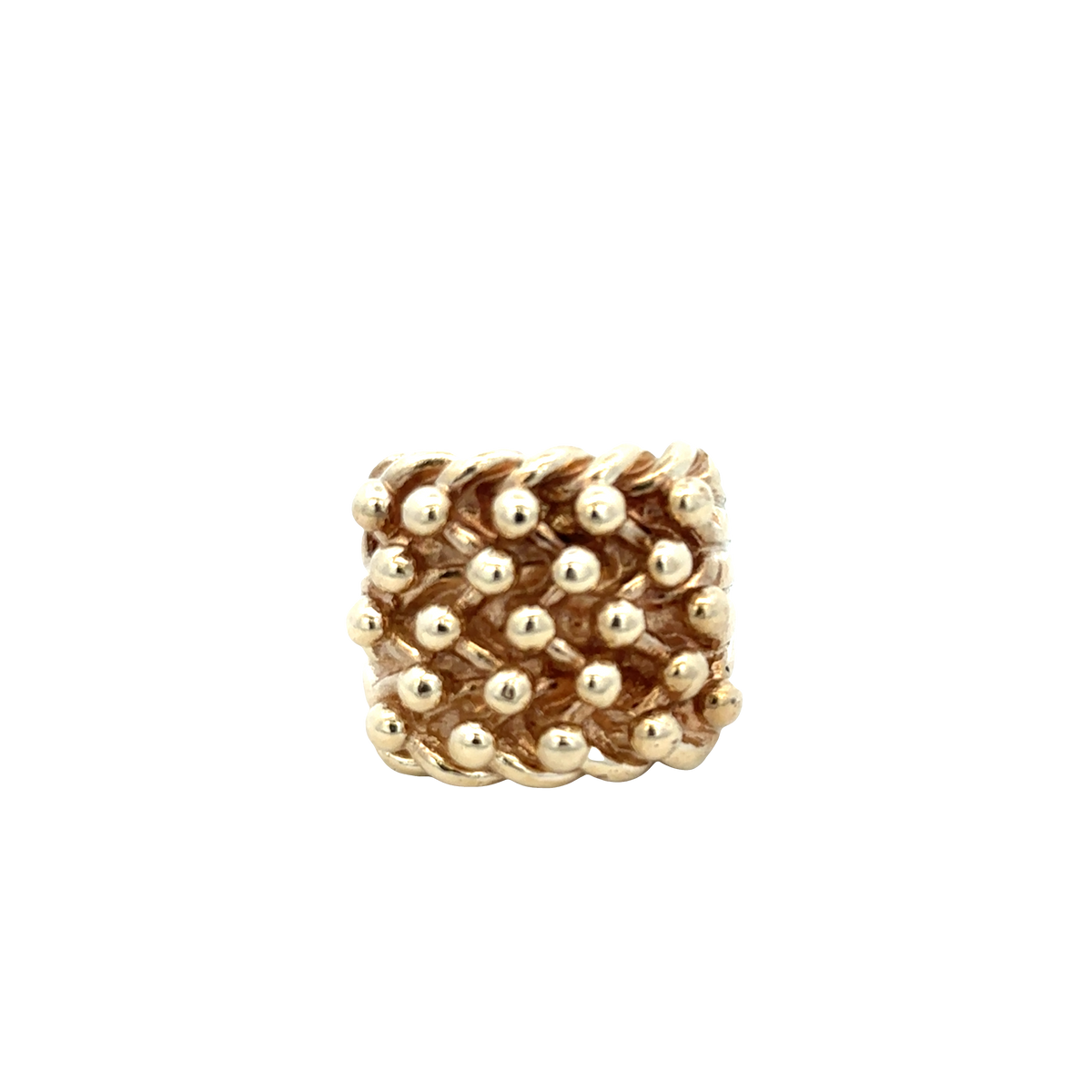 9ct yellow gold keeper ring sh27940b