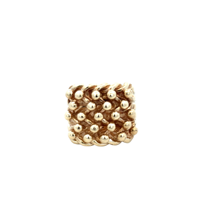 9ct yellow gold keeper ring sh27940b