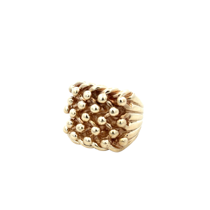 9ct yellow gold keeper ring sh27940b