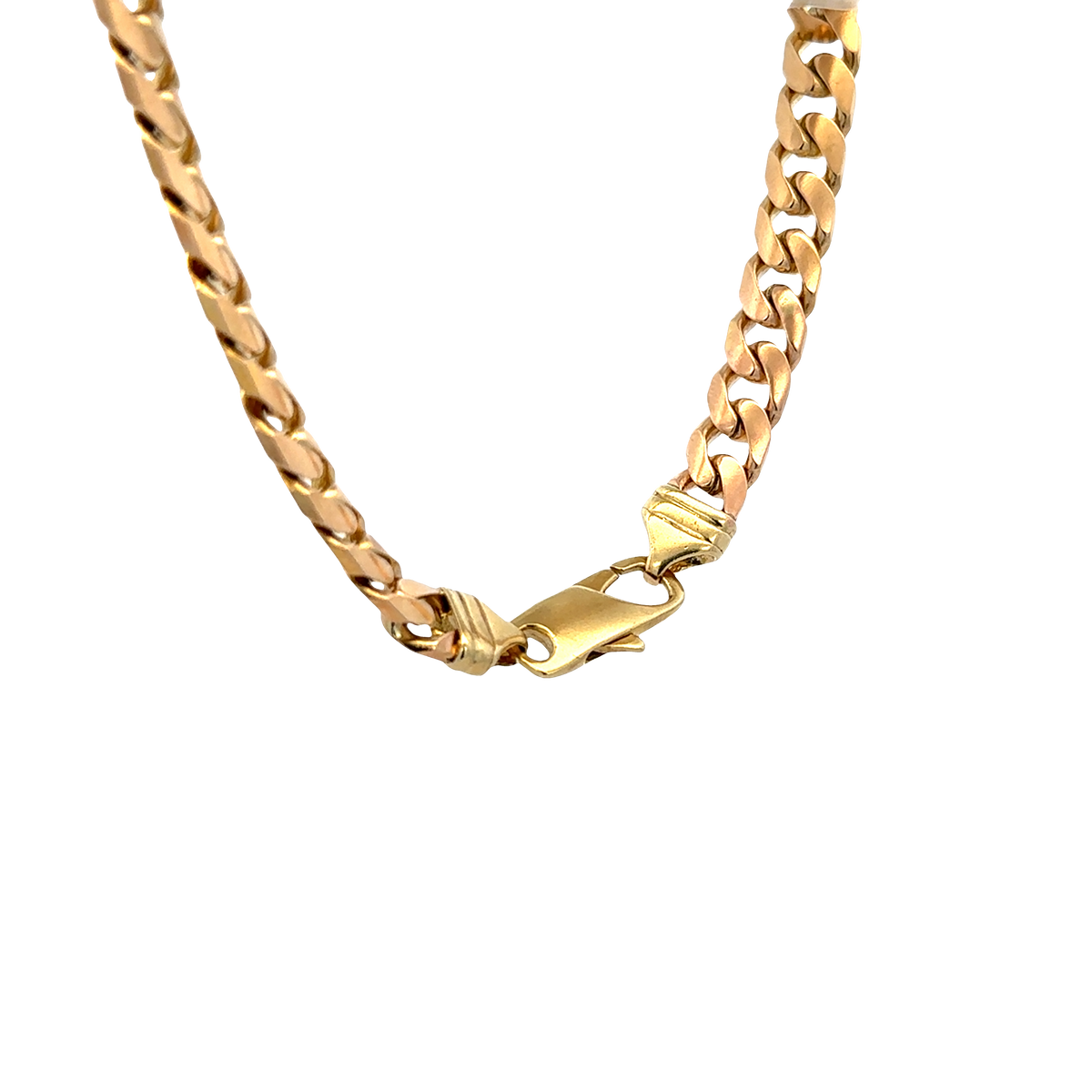 9ct yellow gold cuban link bracelet sh27911b