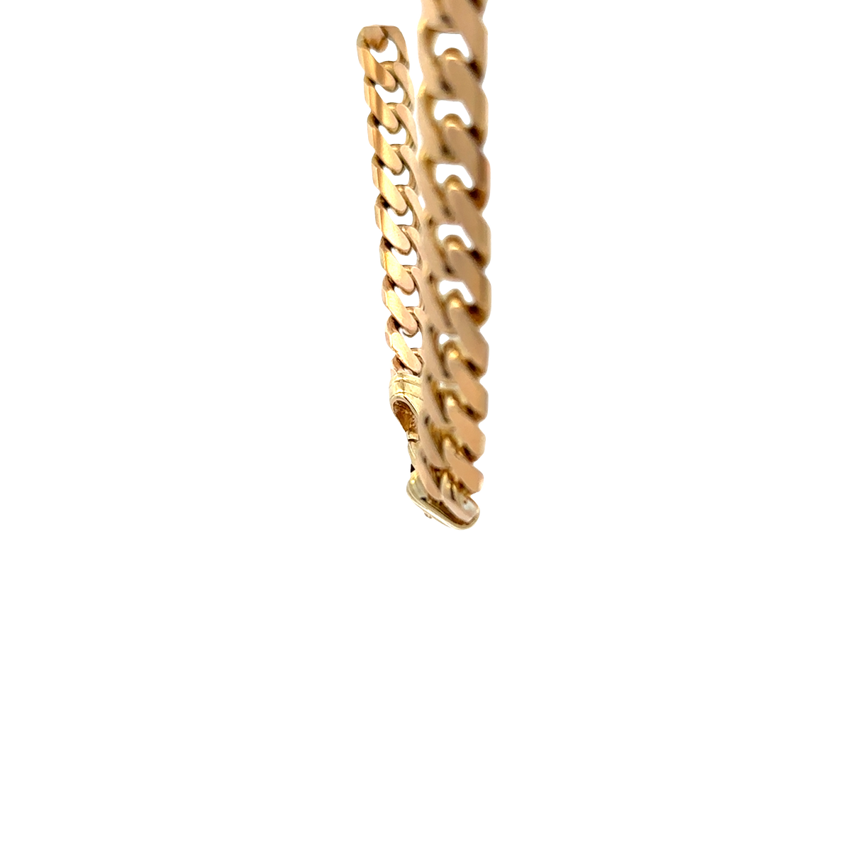 9ct yellow gold cuban link bracelet sh27911b
