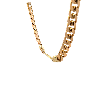 9ct yellow gold cuban link bracelet sh27911b