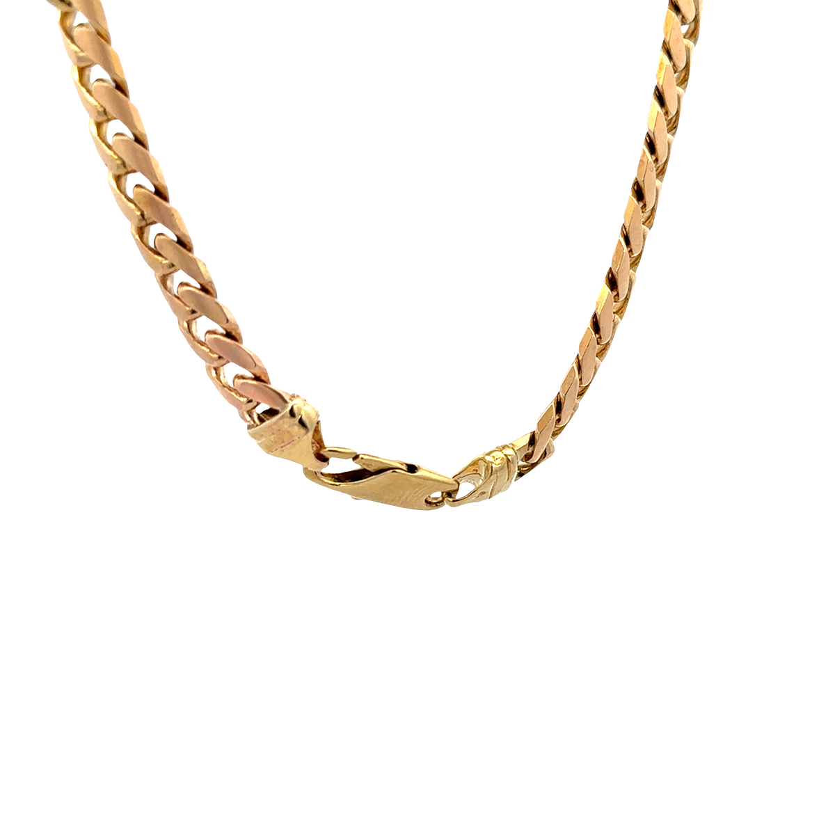 9ct yellow gold cuban link bracelet sh27911b