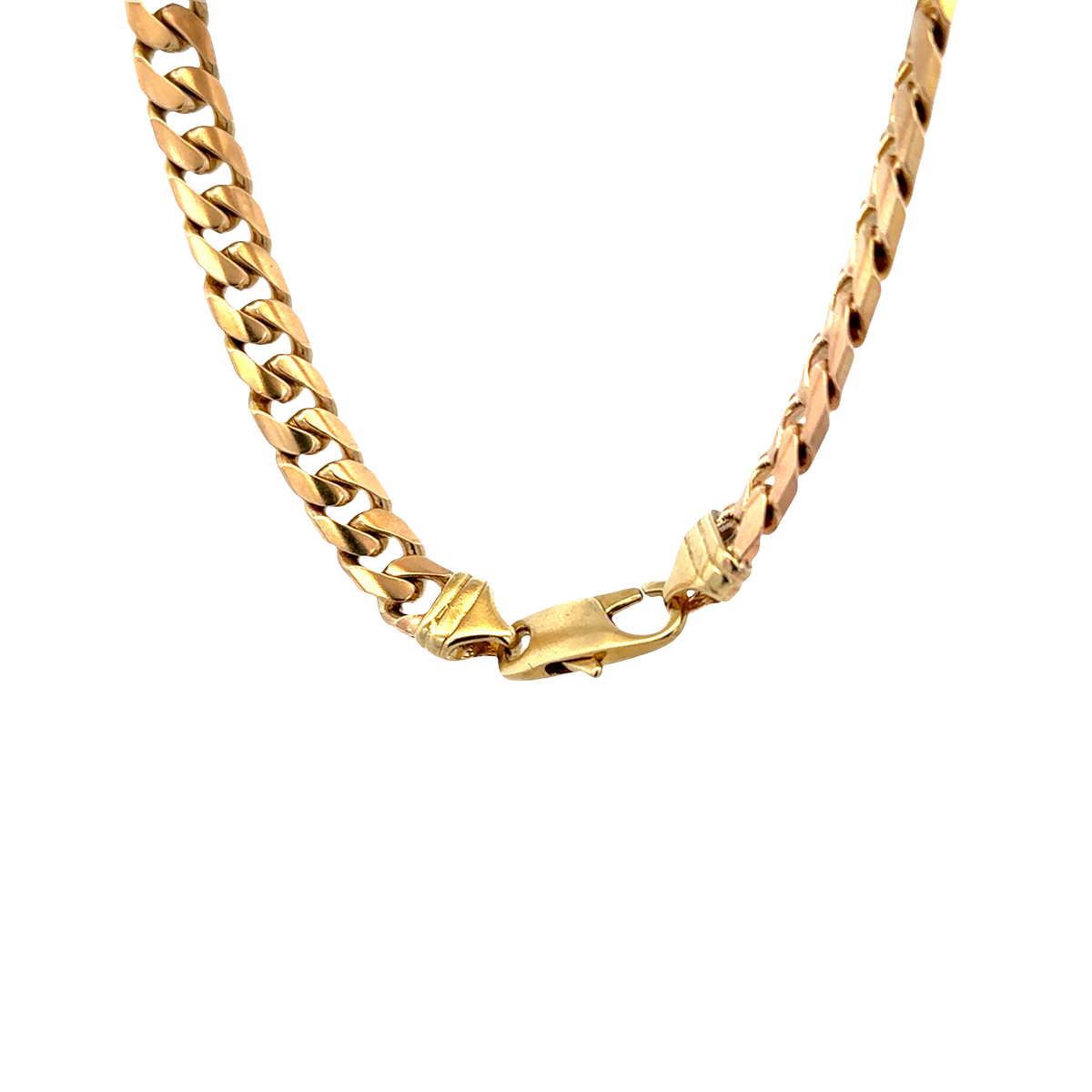 9ct yellow gold cuban link bracelet sh27911b