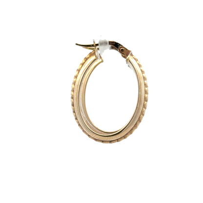 9ct yellow gold hoop earrings 2.2g (sh25711l)