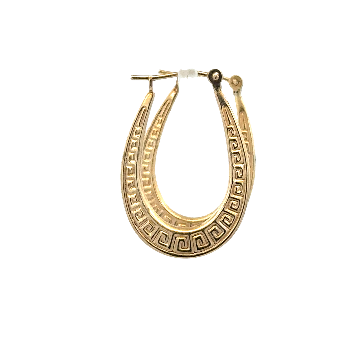 9ct yellow gold hoop earrings 1g (sh25522l)
