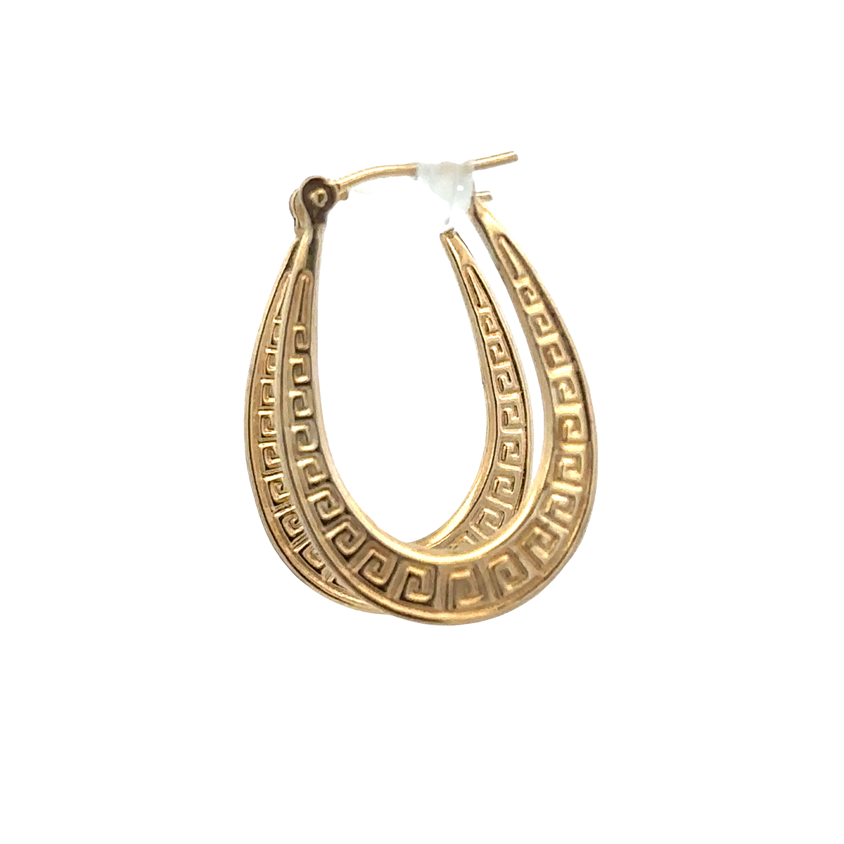 9ct yellow gold hoop earrings 1g (sh25522l)