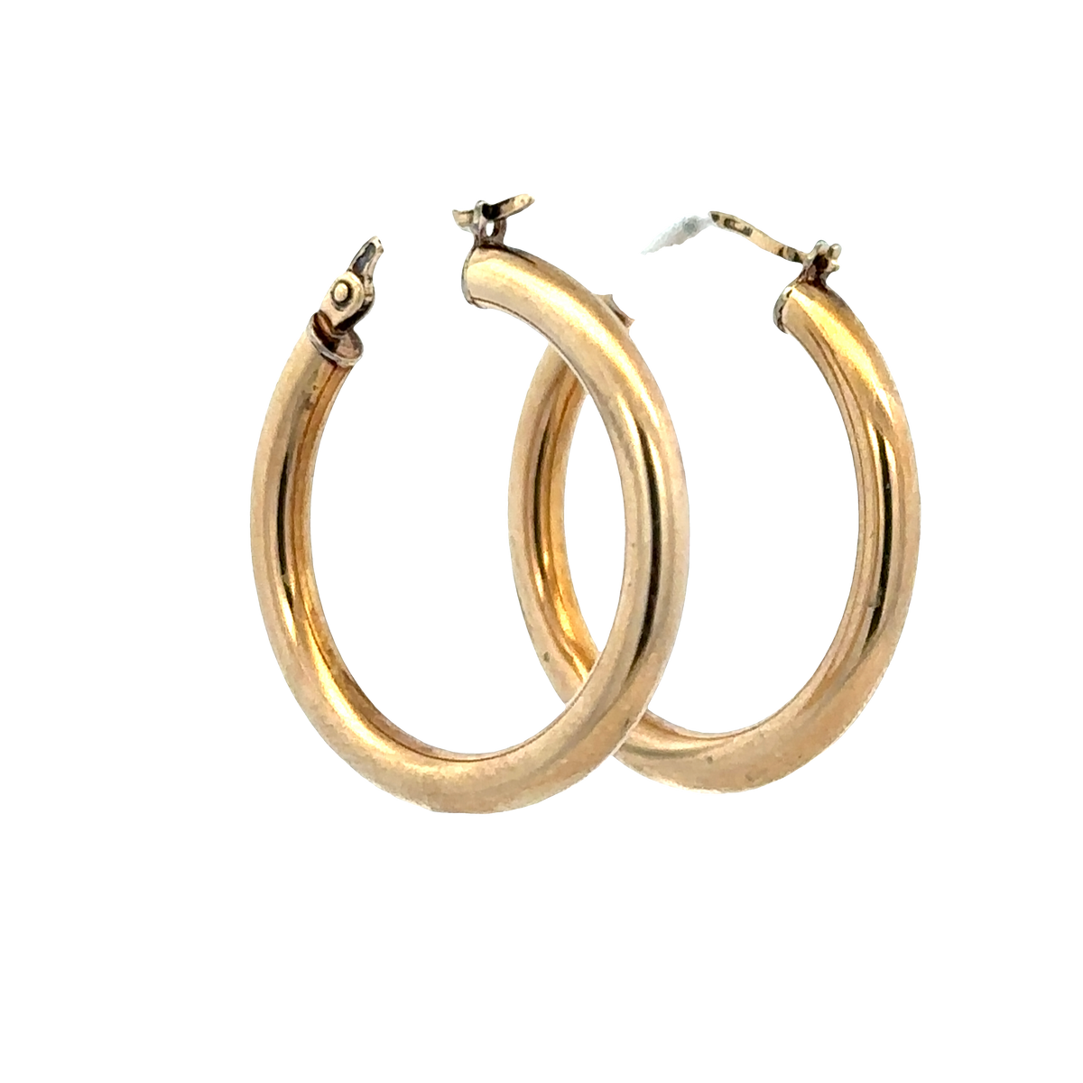 9ct yellow gold hoop earrings 1.9g (sh27273b)