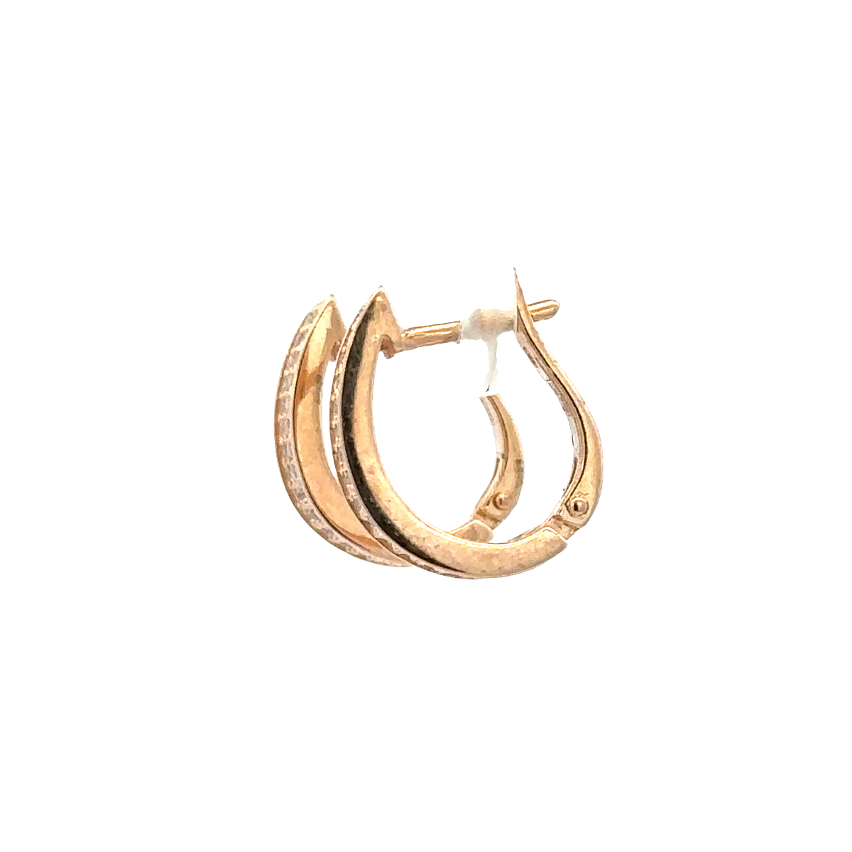 14ct rose gold earrings 4g (sh26481b)