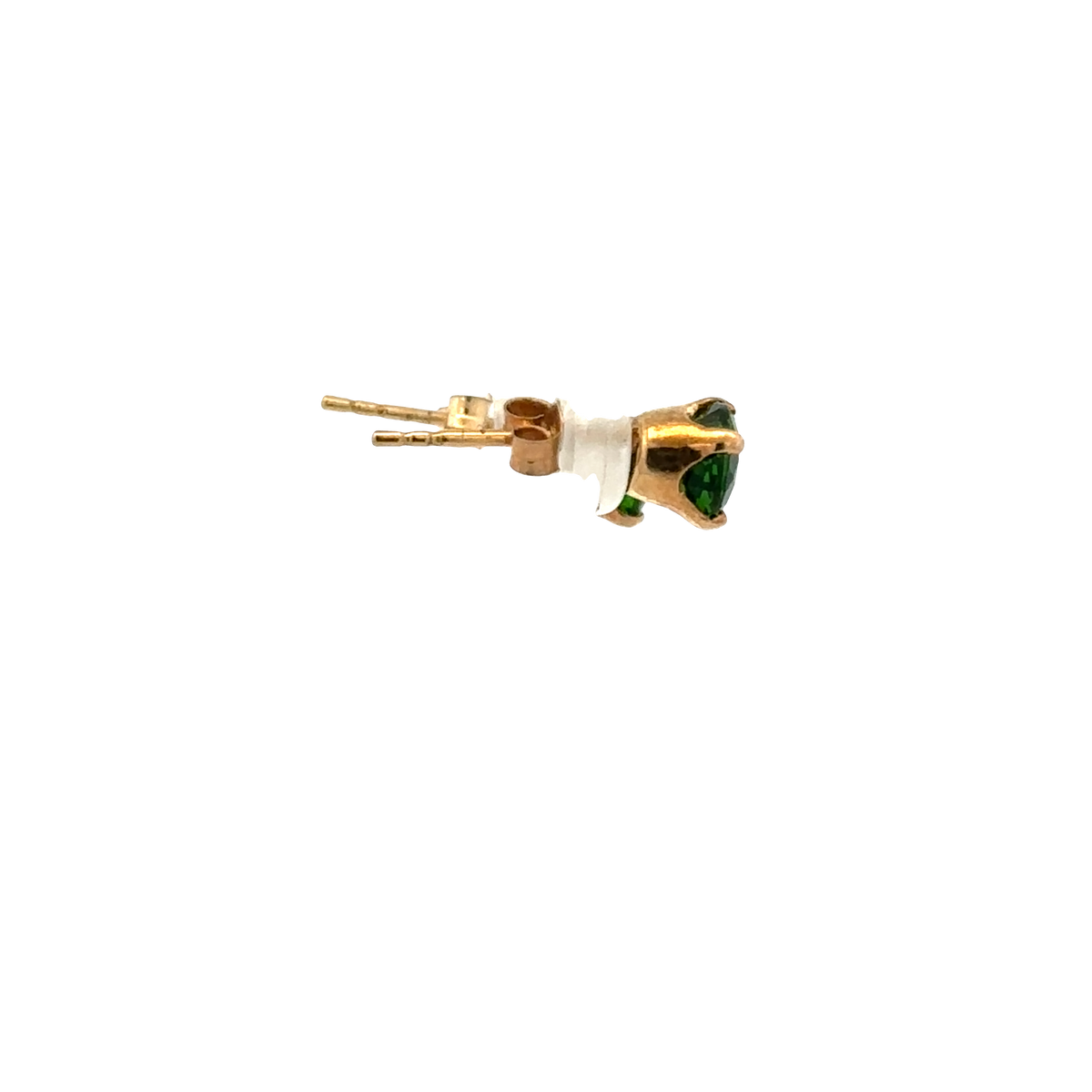 9ct yellow gold gemstone earrings 0.9g (sh26551b)