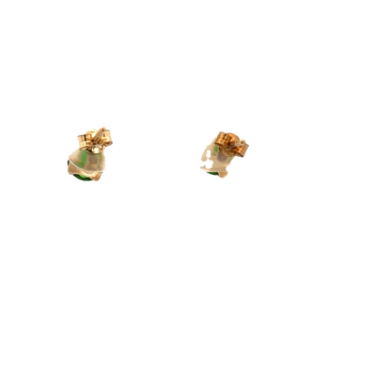 9ct yellow gold gemstone earrings 0.9g (sh26551b)