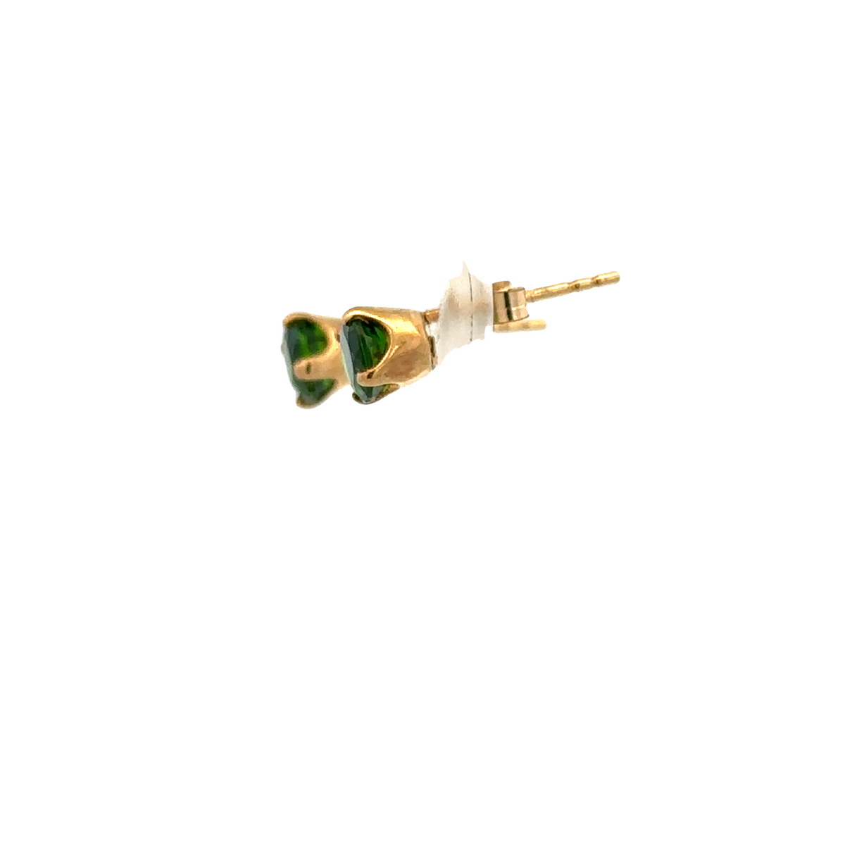 9ct yellow gold gemstone earrings 0.9g (sh26551b)
