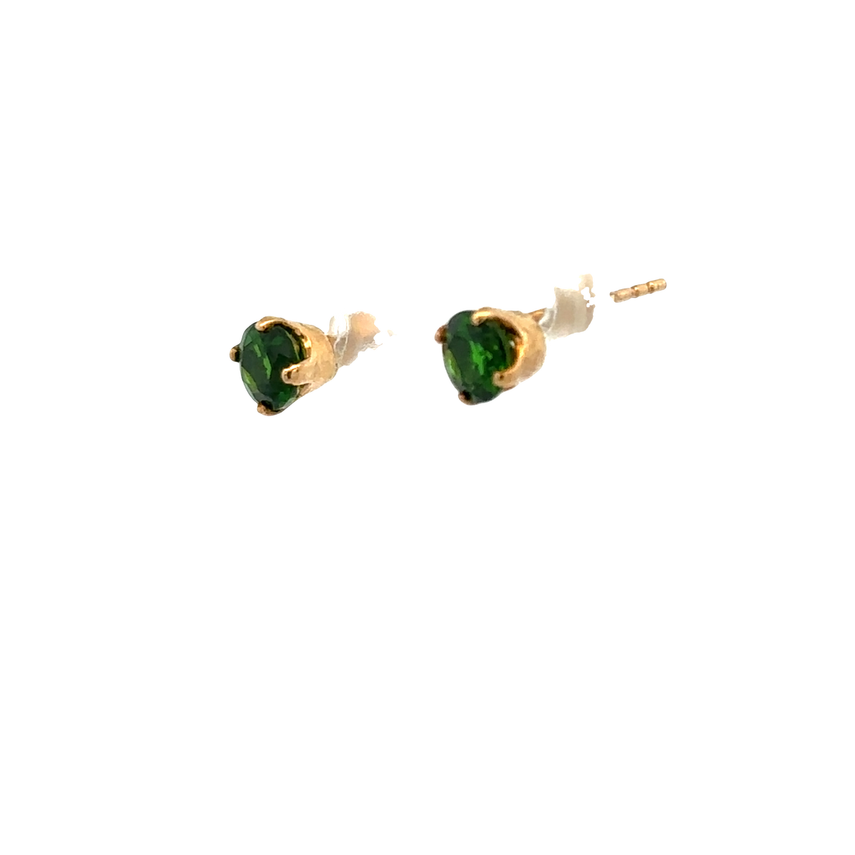 9ct yellow gold gemstone earrings 0.9g (sh26551b)