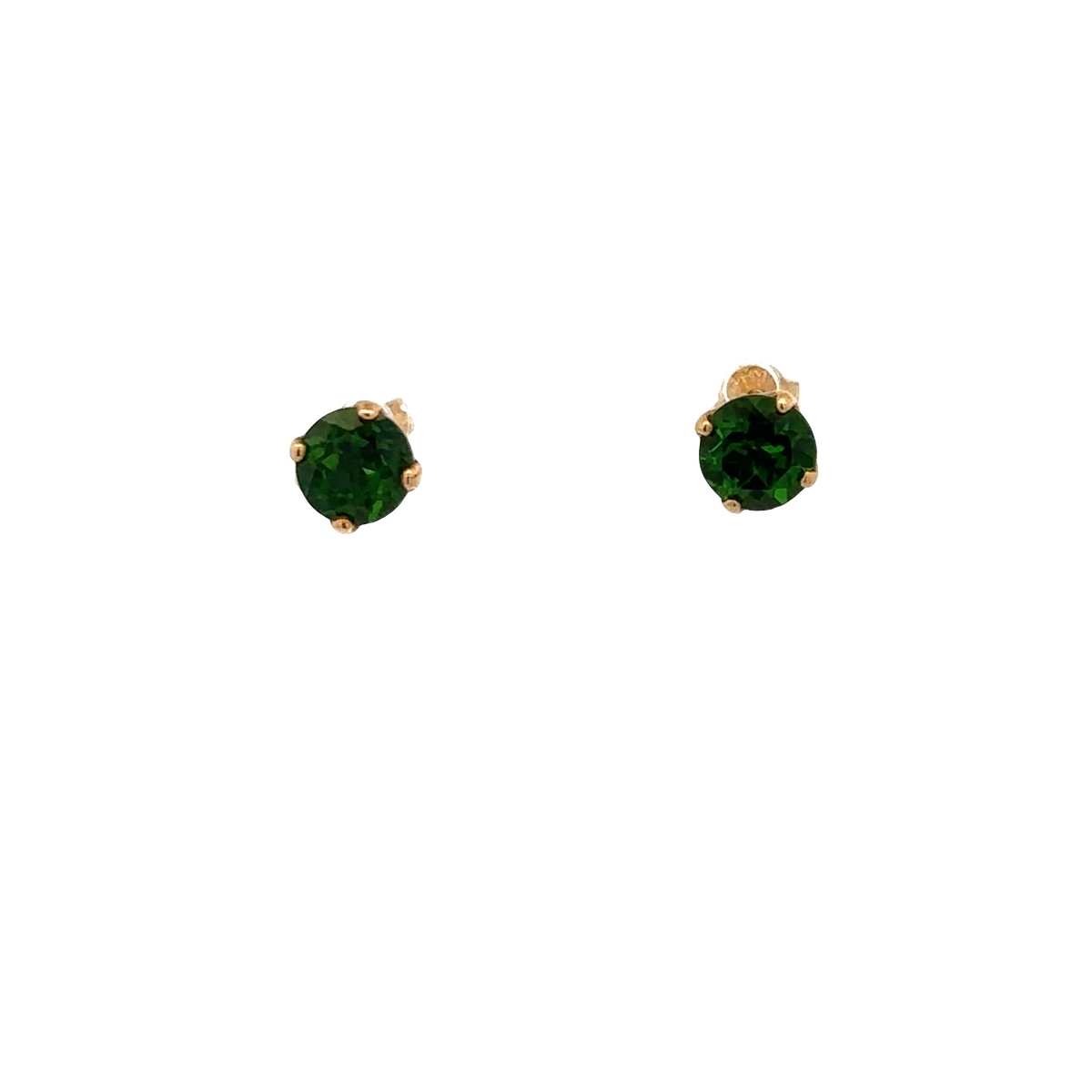 9ct yellow gold gemstone earrings 0.9g (sh26551b)