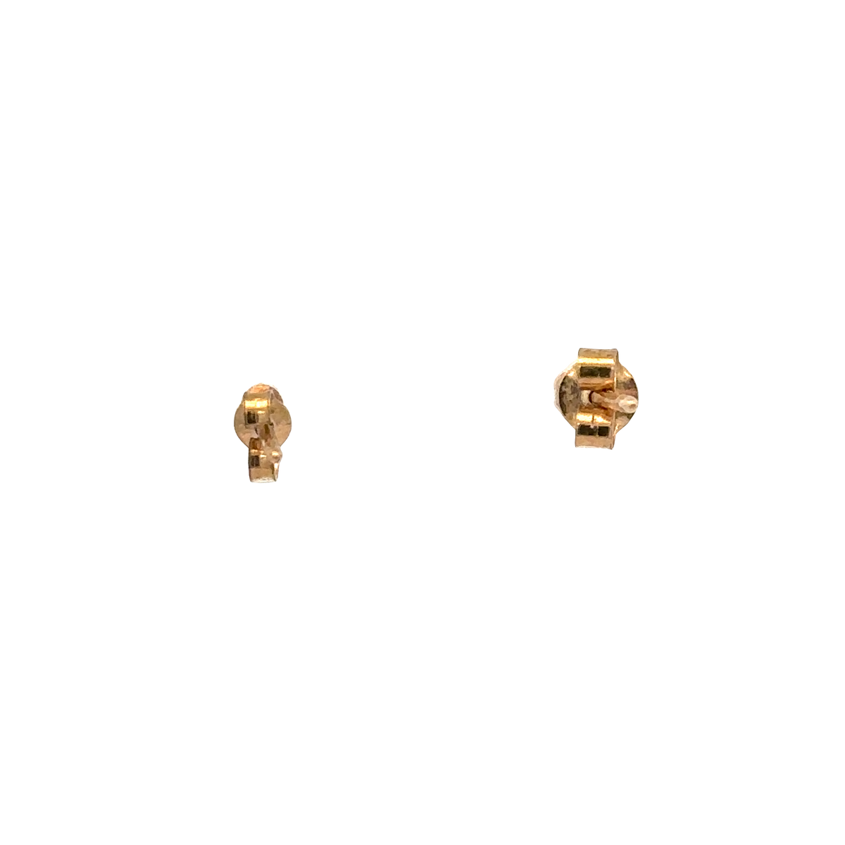 9ct yellow gold diamond earrings 0.5g (sh26748b)