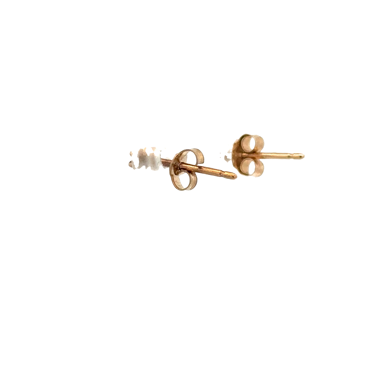 9ct yellow gold diamond earrings 0.5g (sh26748b)
