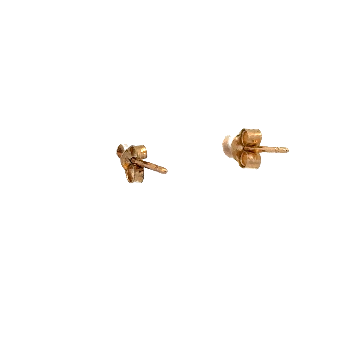 9ct yellow gold diamond earrings 0.5g (sh26748b)
