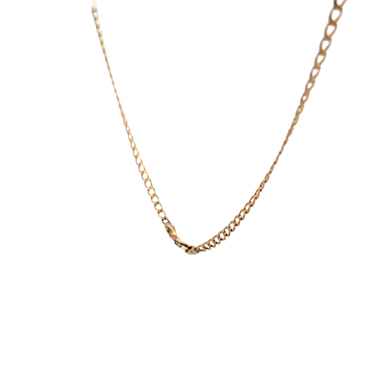 9ct yellow gold curb chain 4.4g (sh27781b)