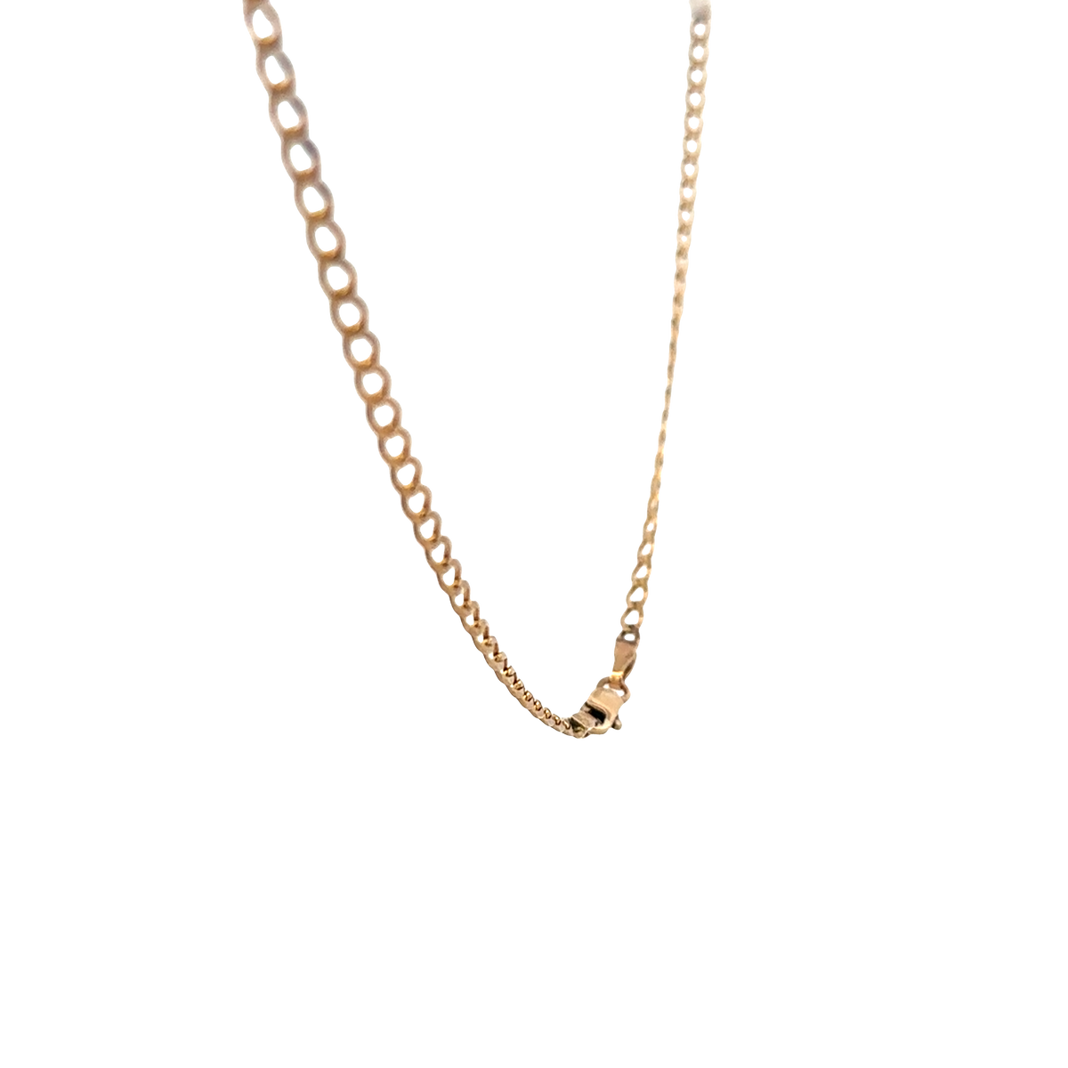 9ct yellow gold curb chain 4.4g (sh27781b)