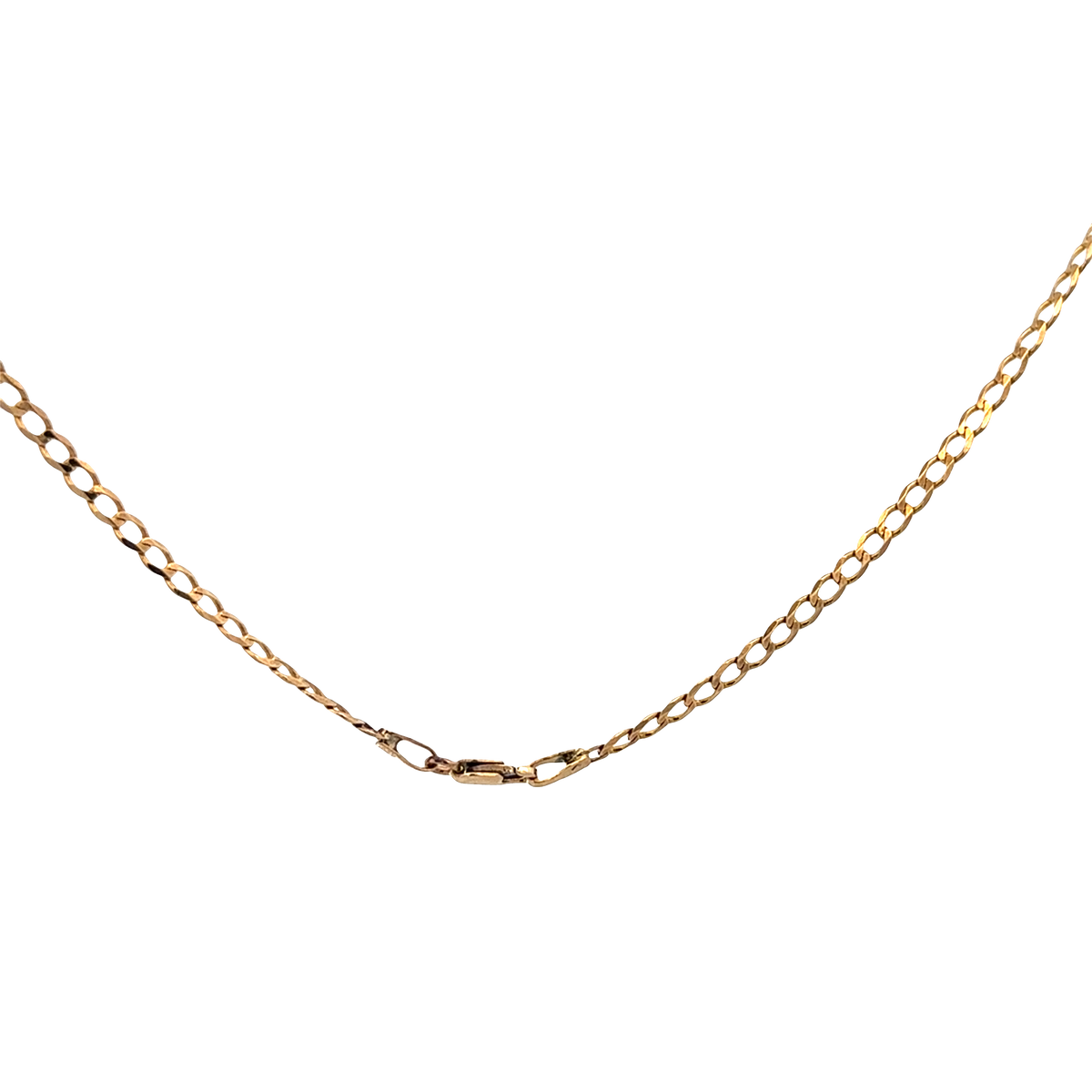 9ct yellow gold curb chain 4.4g (sh27781b)