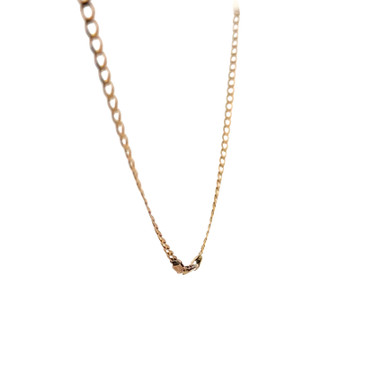 9ct yellow gold curb chain 4.4g (sh27781b)