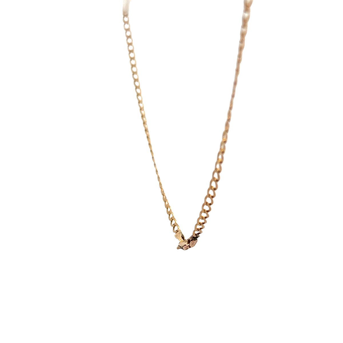 9ct yellow gold curb chain 4.4g (sh27781b)