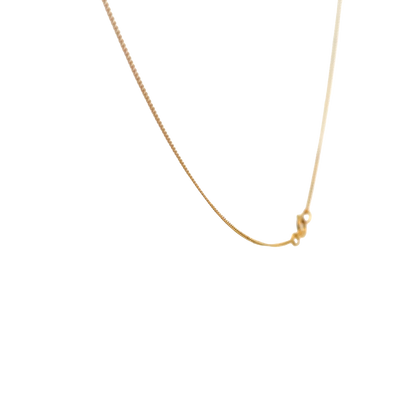 9ct yellow gold chain 0.8g (sh26811b)