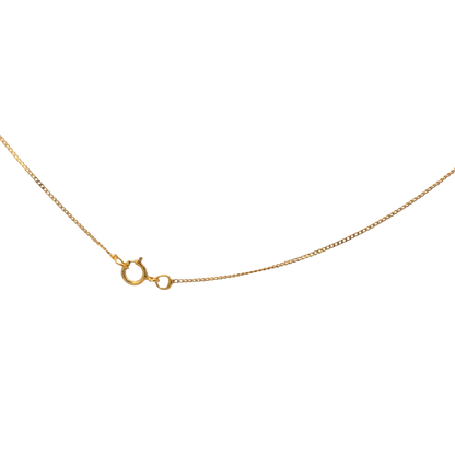 9ct yellow gold chain 0.8g (sh26811b)