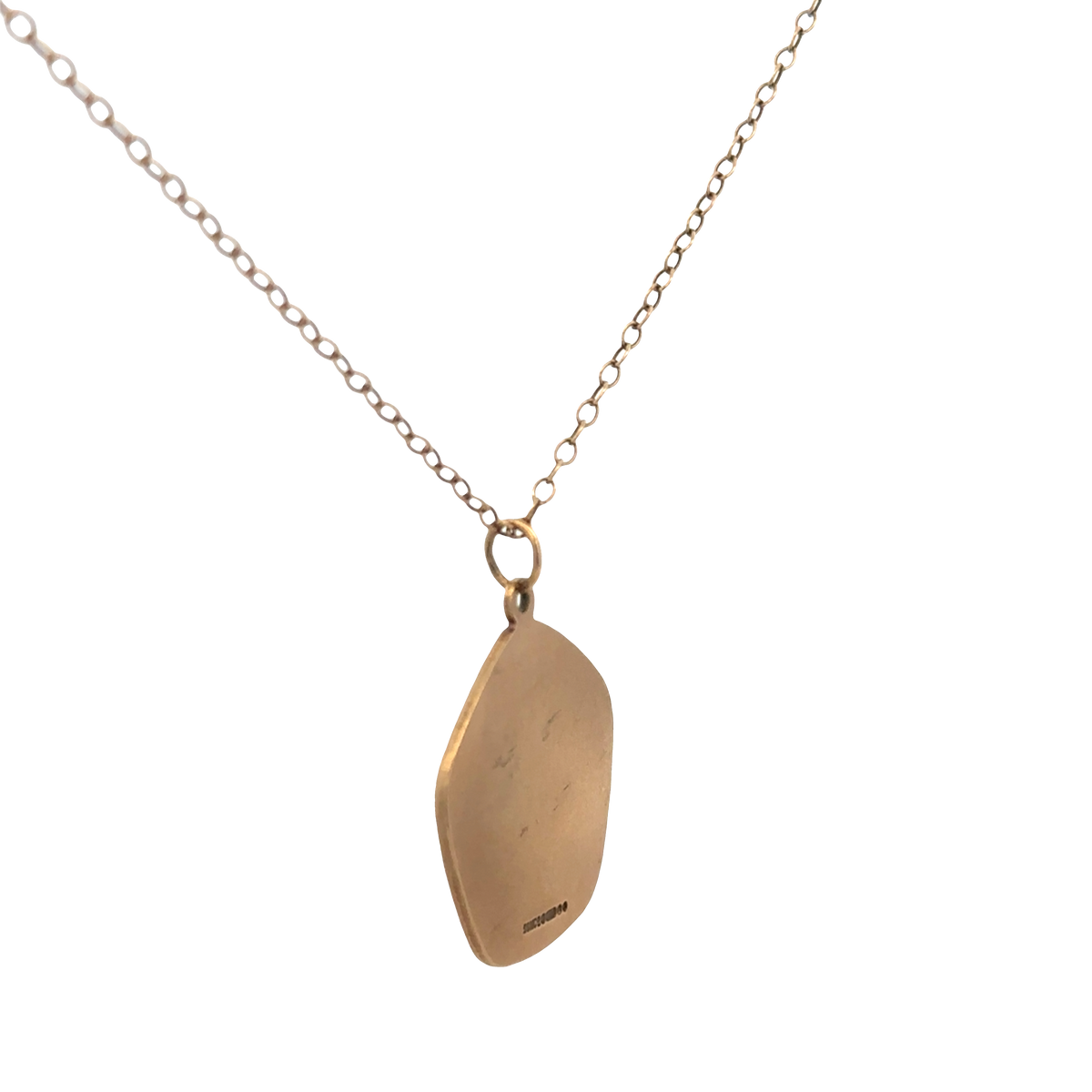 9ct yellow gold chain and St Christopher pendant 6.2g (sh26814b)