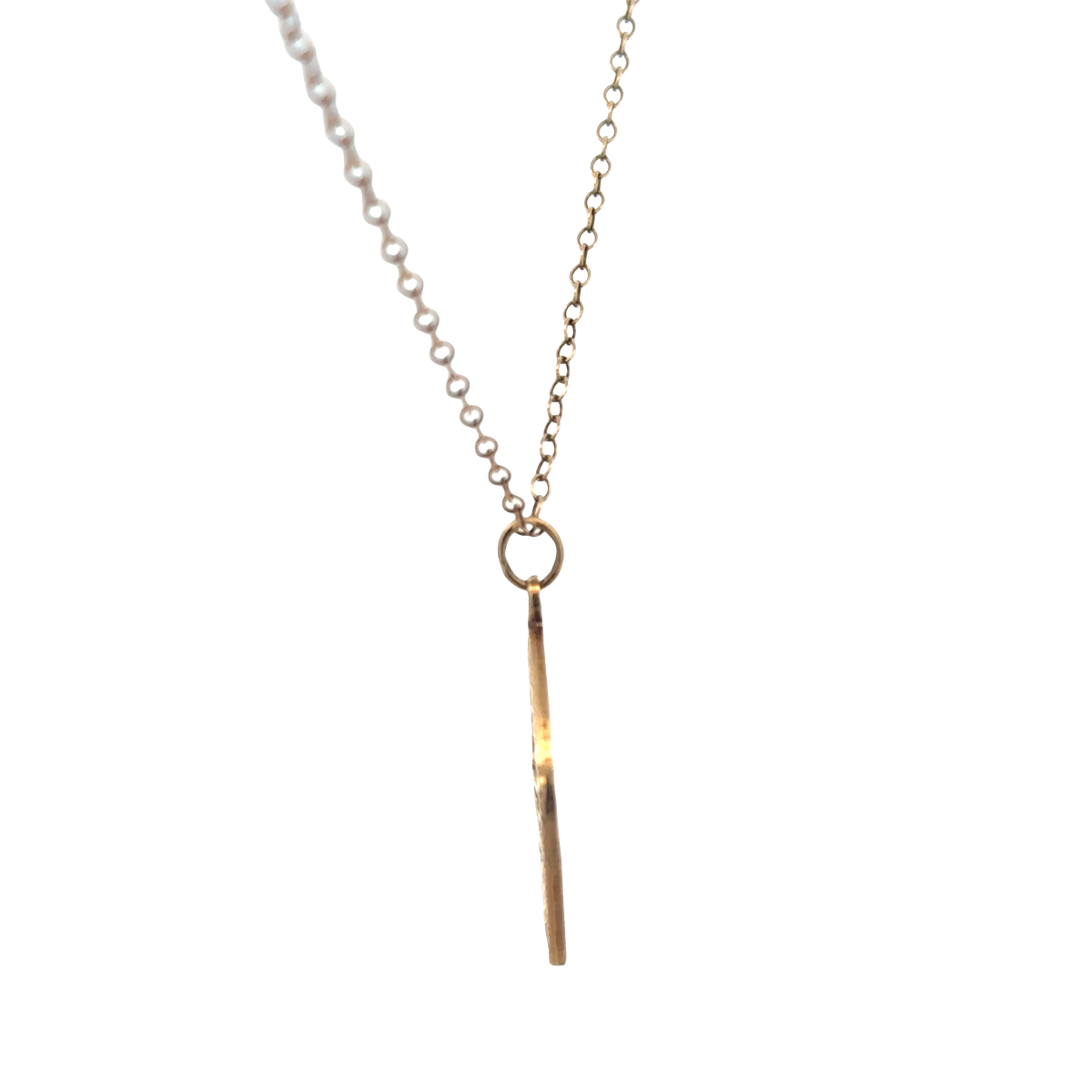 9ct yellow gold chain and St Christopher pendant 6.2g (sh26814b)