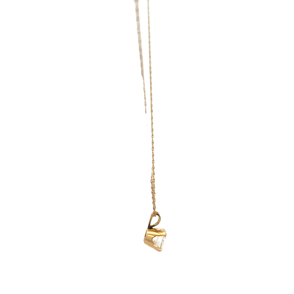 9ct yellow gold chain and pendant 1.5g (sh26817b)